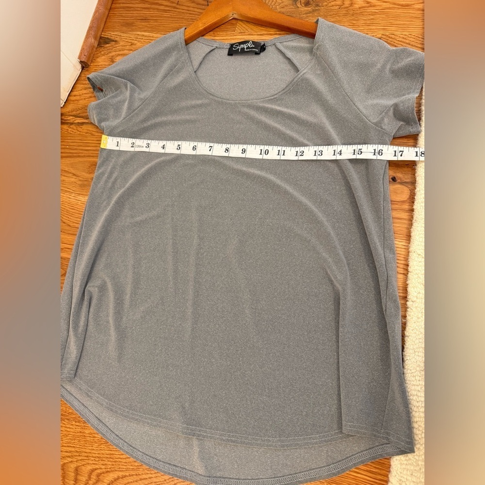 Sympli Grey T Shirt size 4 - Picture 6 of 7